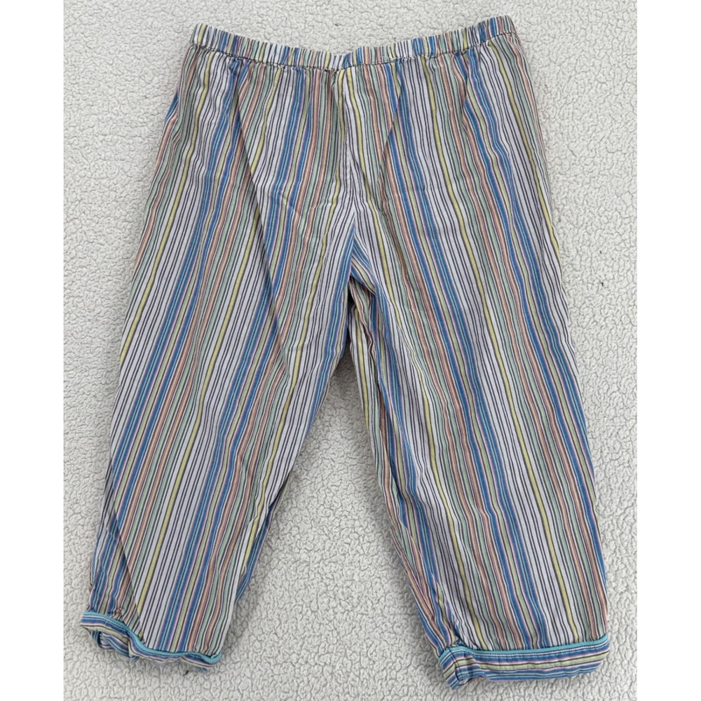 Victoria's Secret Women Size L Stripe Pajama Set Long Sleeve Button Top Pants - Picture 5 of 9